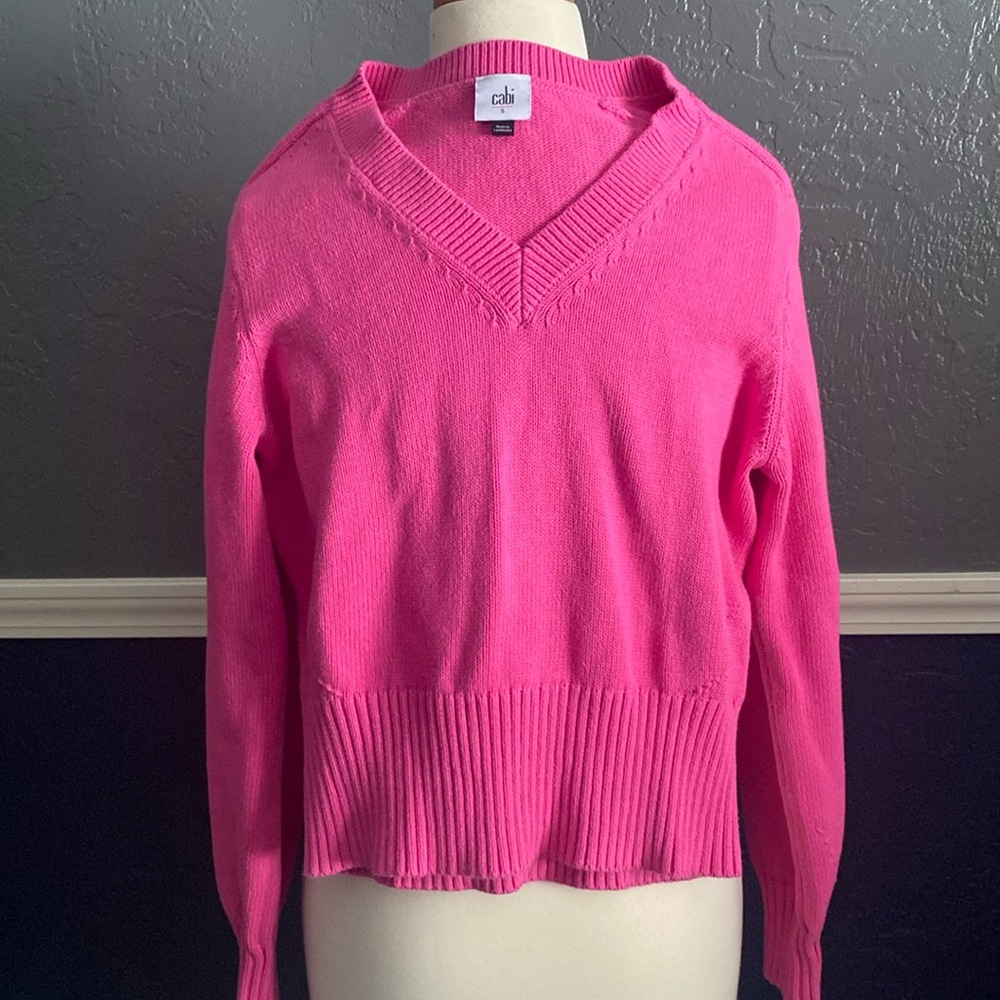 Pink cotton Cabo sweater